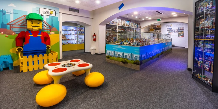 V Museum of Bricks najdete hrací koutek se záplavou různých kostiček. Pojďte si po prohlídce pohrát. Milovat to budou nejen děti. 