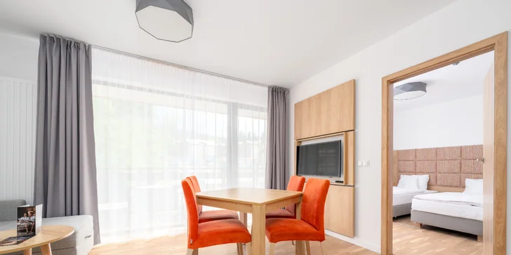Pripravený pre vás bude luxusný apartmán.