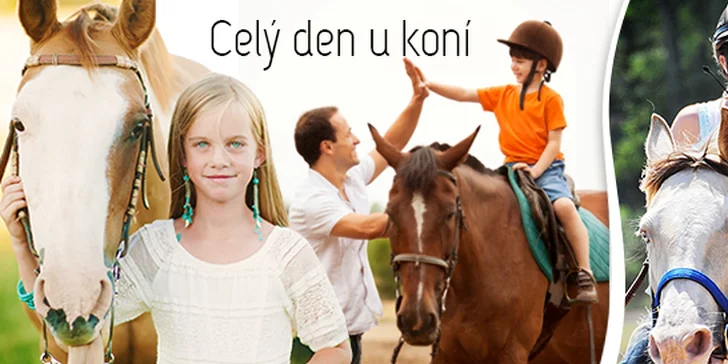 V koňském sedle je dětem hej.