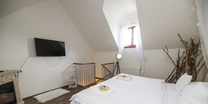 Zvolit můžete i dvoupodlažní apartmán. 