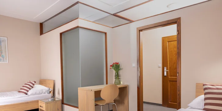 V pokoji je televize, telefon a minibar s výběrem alkoholických a nealkoholických nápojů.