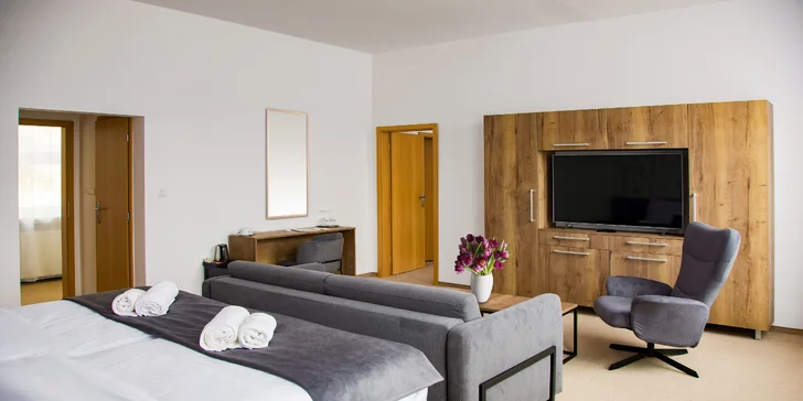 Ubytovať sa môžete aj v nových izbách či apartmánoch Hotela Limba, ktorý je taktiež súčasťou areálu.