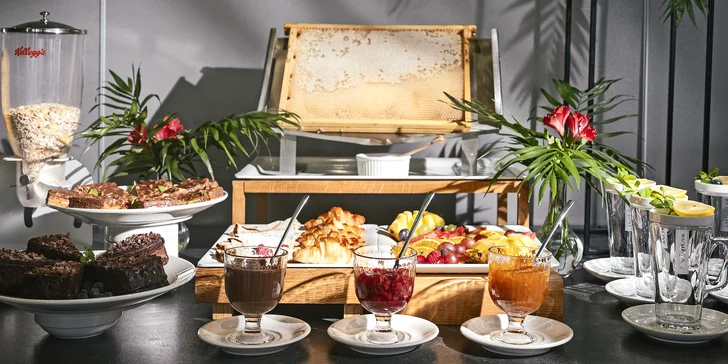 Kromě krásného okolí se těšte na luxusní interiéry, relaxační zónu s wellness i vynikající pokrmy v restauraci Panorama.