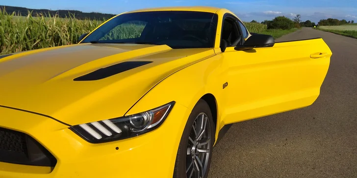 Stiskem startovacího tlačítka probudíte k životu mohutný osmiválcový motor o výkonu 430 koní, který zvládne stovku pod pět vteřin.
