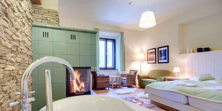 Apartmá je možné rozšířit o jednu přistýlku. 