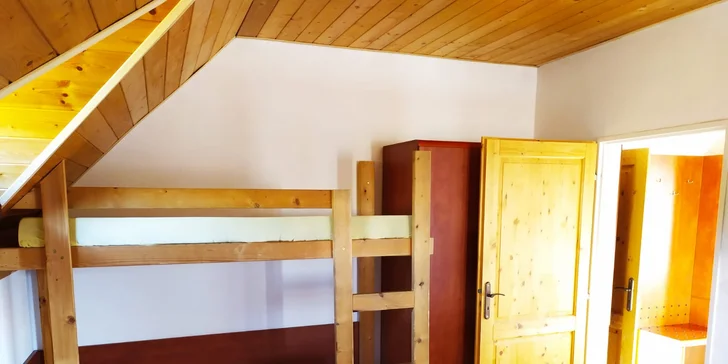 Interiér pronajímané chaty