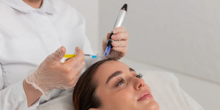 Do pokožky hlavy vám bude aplikované koncentrované sérum značky Renew – BIOREPAIR PRO – Enhair