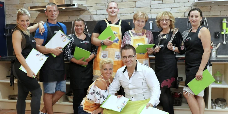 Všemi kurzy vás provede šéfkuchař Michal Krulich.