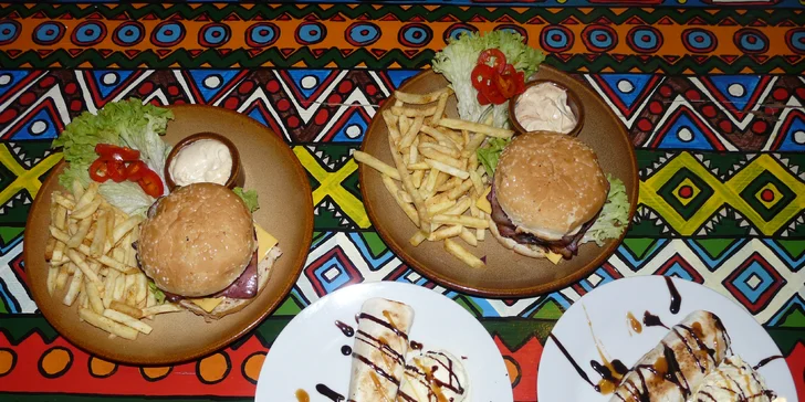 V téhle restauraci si pěkně naplníte břicho. Krom burgerů vás čeká i dezert. 