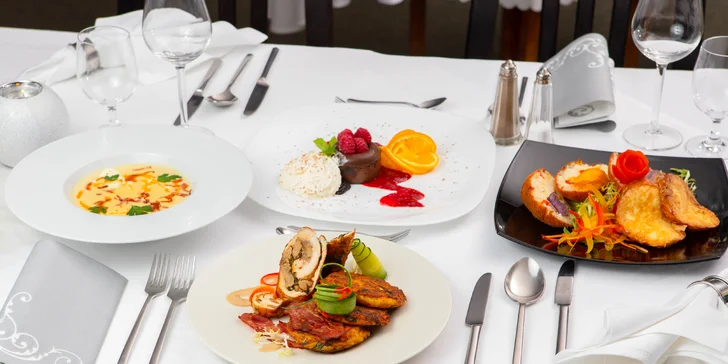3-chodové menu v znamení škorpióna pre 2 osoby
