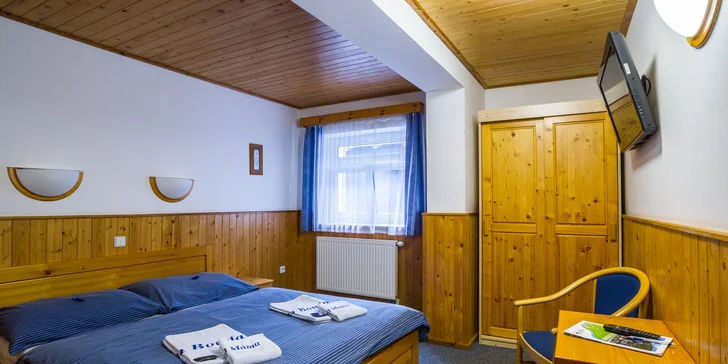Bouda Máma nabízí i ubytování ve 3* pokoji.