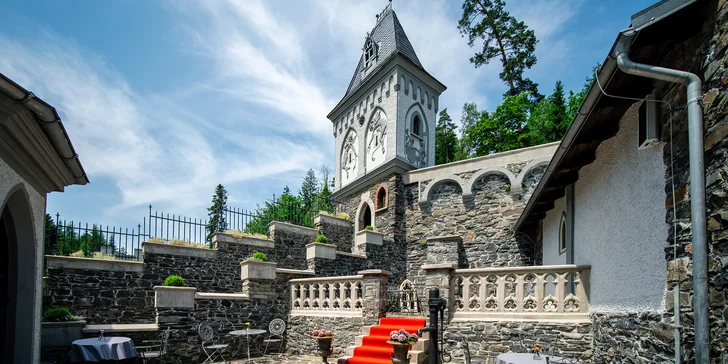 Romantický pobyt na hrade Kunzov: unikátne apartmány aj privátny hradný wellness