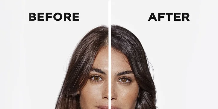 Kerastase CHROMA ABSOLUT: Pred a po ošetrení 