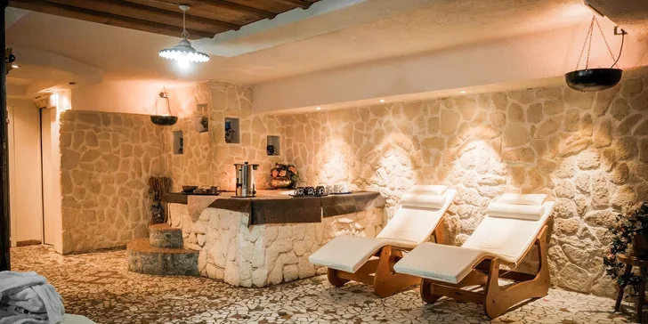 V ceně máte relax ve wellness.