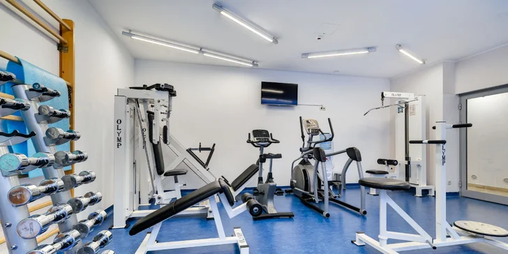 Neobmedzene môžete využívať aj fitness.