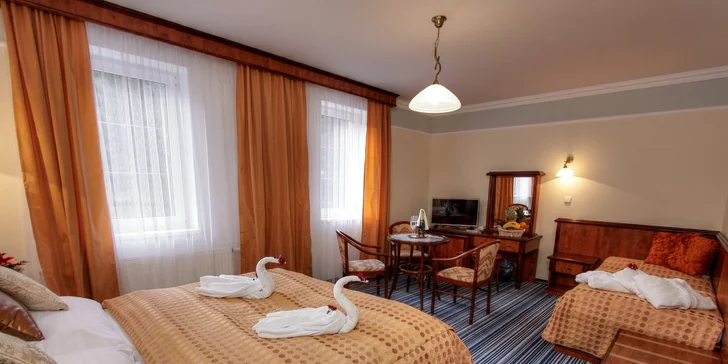 V pokoji je telefon, trezor, minibar a bezplatné připojení k Wi-Fi. 