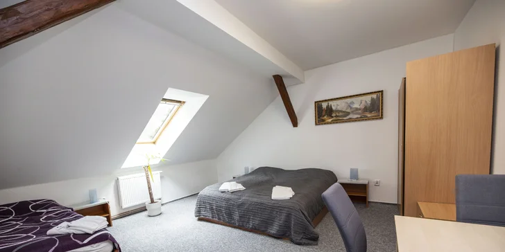 V pokoji Comfort a Deluxe budete mít k dispozici malou lednici i ventilátor. 