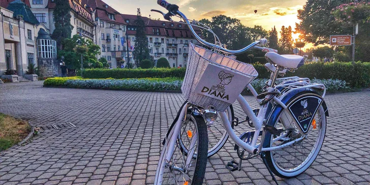 V hotelu vám půjčí kola – v případě pobytů mimo zimní měsíce.