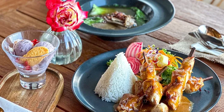 Exotické balijské trojchodové menu pre dvoch
