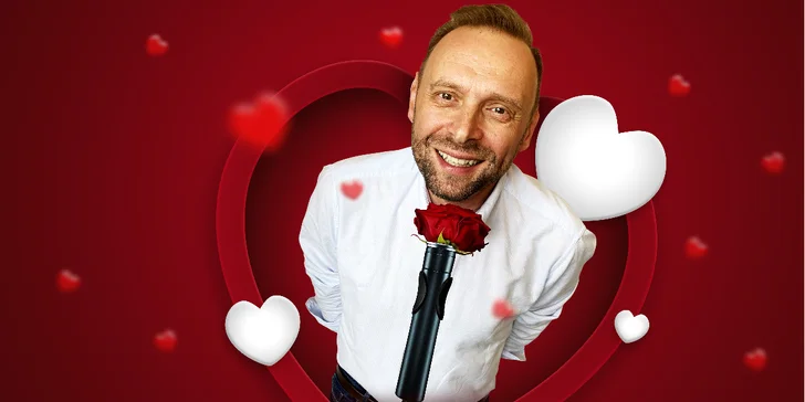 Vstupenky na stand-up Miloše Knora: Valentine show aneb láska je k***a