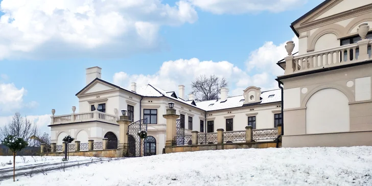 Pobyt na Zámku Wichterle se snídaní či polopenzí i wellness, pivní koupelí či masáží