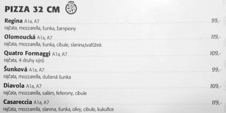 Na kterou pizzu máte chuť? 