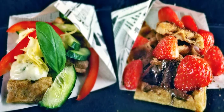 Zamlsejte si: smoothie nebo vafle s espressem či svařákem pro 2 osoby