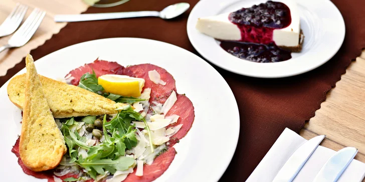 Podávat se bude steakové 3chodové menu. 