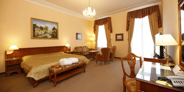 Bývať budete v jednom z hotelov rezortu Bristol Royal, ktoré sa nachádzajú vo štvrti zvanej Westend. (Dvojlôžková izba George House)