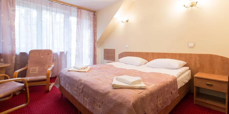 Připravený pro vás bude pokoj Comfort o rozměru cca 20 m².