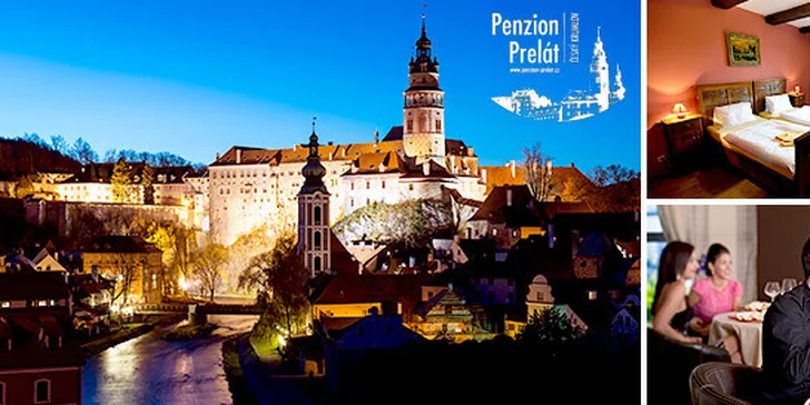 3denní romantika pro dva v Českém Krumlově