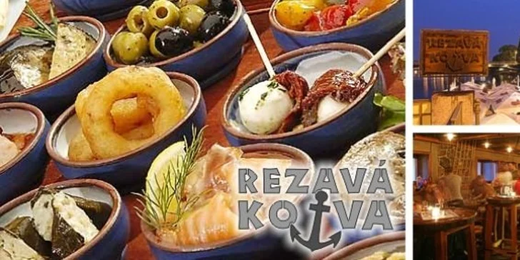 249 Kč za 18 lahodných tapas až pro čtyři osoby v restauraci Rezavá kotva. Luxusní lokalita na ostrově, dechberoucí výhledy, skvělé jídlo a sleva 52 %.
