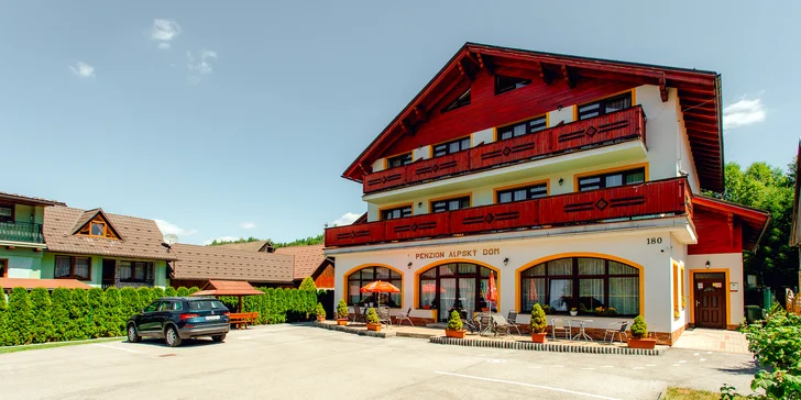 Dovolenka plná pohody v rodinnom penzióne Alpský dom s wellness a výborným jedlom