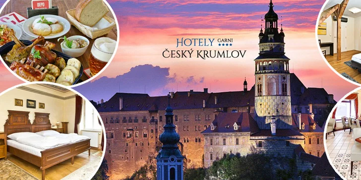 Přepychový oddych v centru Českého Krumlova