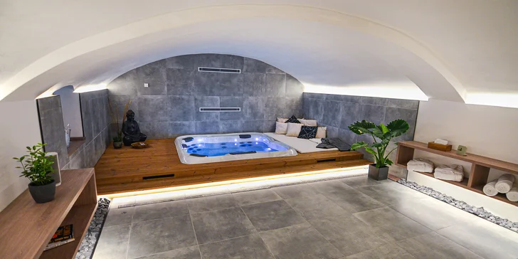 Odpočinek v centru Brna: 120 min. v 5* privátním wellness pro dva