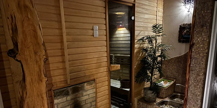 Sauna bude na dvě hodiny celá jenom vaše. 