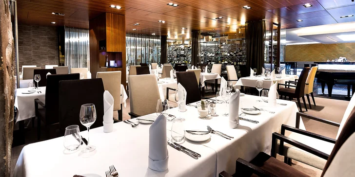 V rámci pobytu máte 15% slevu do restaurace a lobby baru.