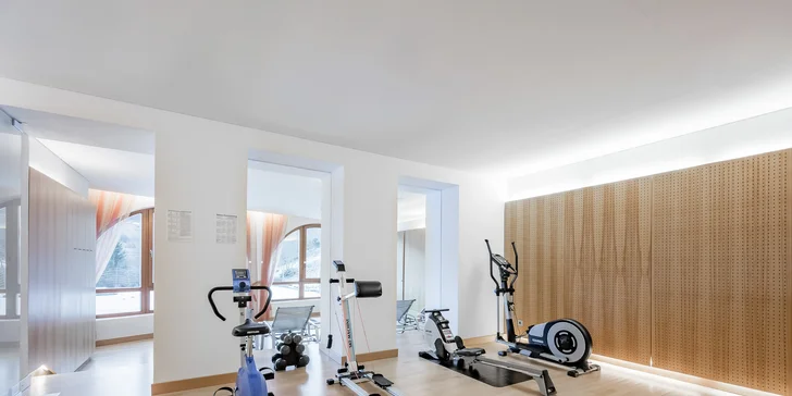 Využít můžete také malé hotelové fitness centrum.