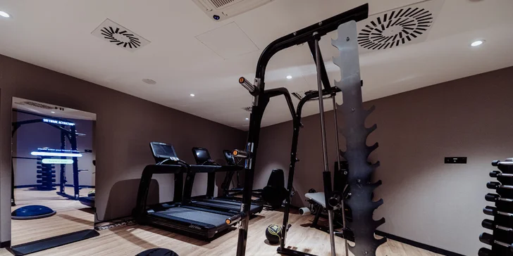 Pre aktívny oddych využite fitness centrum.