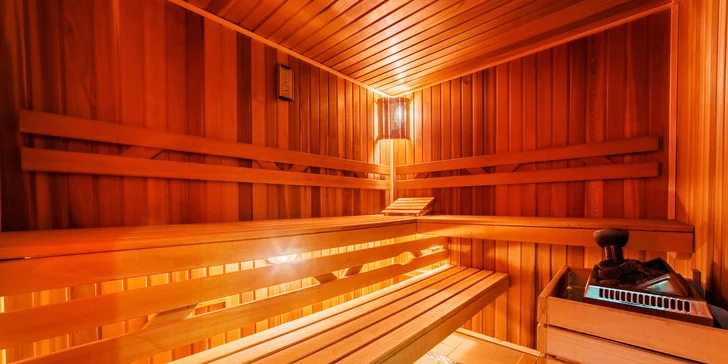 Sauna, parní lázeň a solná místnost je vám k dispozici od 16:00 do 21:30.