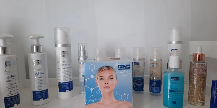 V salonu používají špičkovou českou bio kosmetiku SynCare.