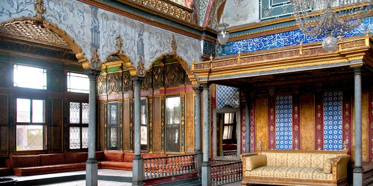 V Topkapi můžete navštívit harém, kde pobývaly sultánovy manželky a konkubíny.