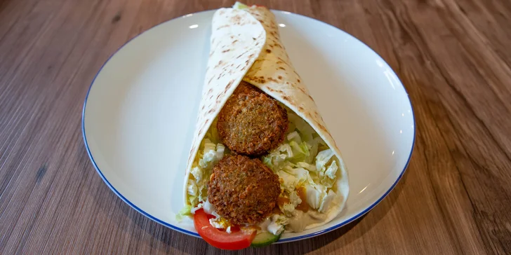 Hummus Falafel roll 420 g (vegetarián alebo vegán)