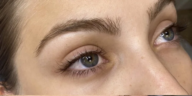 Laminácia a Lash lifting - pred a po procedúre