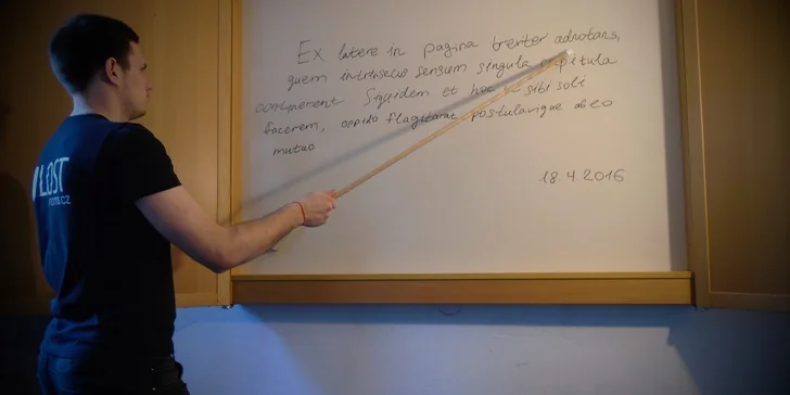 Zapotíte se možná stejně jako kdysi při zkoušení u tabule.