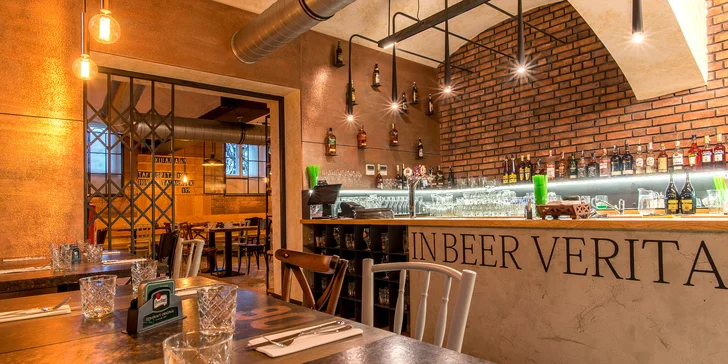 Hotelová restaurace Meat Beer nenabízí jen stylové prostory, ale také parádní jídlo.