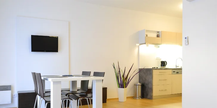 Apartmány sú moderne a funkčne vybavené.