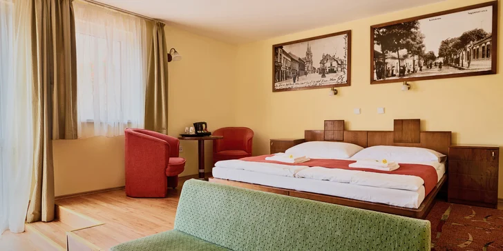 V hotelu Banderium je k dispozici 15 nadstandardně zařízených pokojů.
