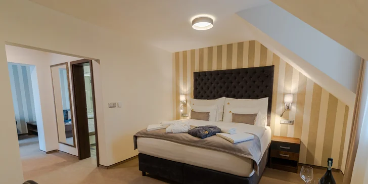 Ubytovat se můžete v pokoji, apartmánu nebo suite.
