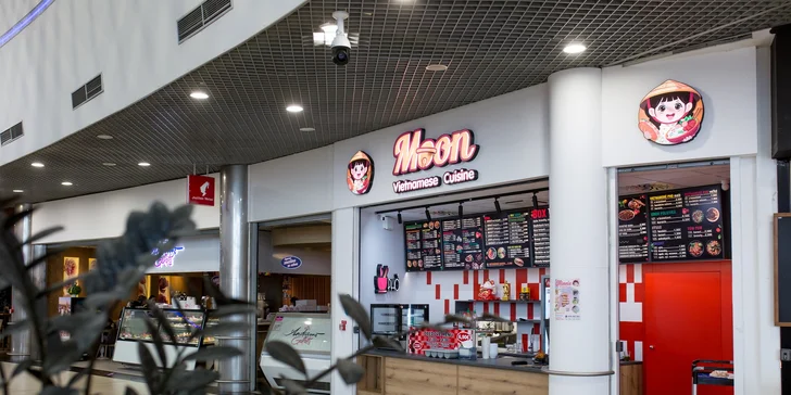 Prevádzku MOON Vietnamese Cuisine nájdete v obchodnom centre Optima.
